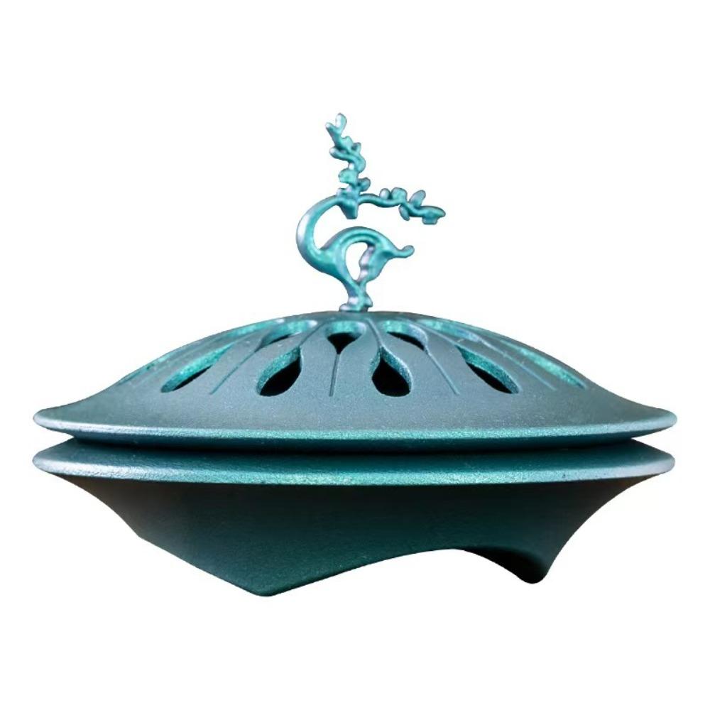 Hollow Lid Hollow Incense Burner Lucky Deer Desktop Aromatherapy Backflow Incense Holder Home