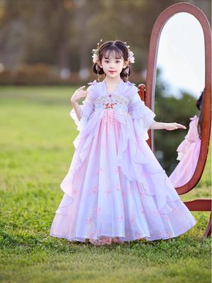 Meisjes Hanfu Zomer Tang Pak Prinsessenjurk - Chinese Stijl Fee Ruyi Rok