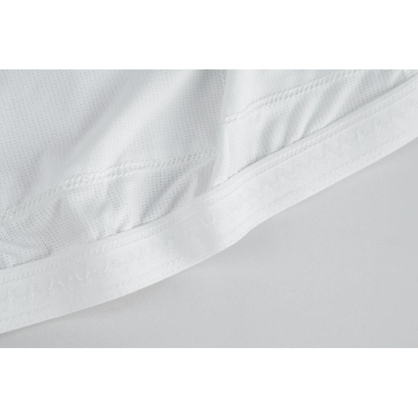 DAREVIE Radsport-Set Herren 90kg/m³ 3D Stoßdämpfendes Polster Schnelltrocknend Weiß Radsportbekleidung Für Herren Weich Leicht Herren Radsporttrikot PRO
