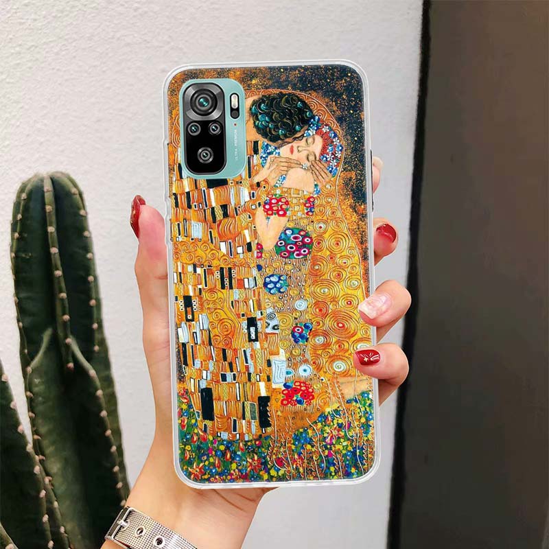 Kiss by Gustav Klimt Desig For Xiaomi Redmi Note 14 13 12 11 Pro Plus Phone Case 14S 12S 11S 11E 11T 10S 10 9S Fundas Cover Coqu