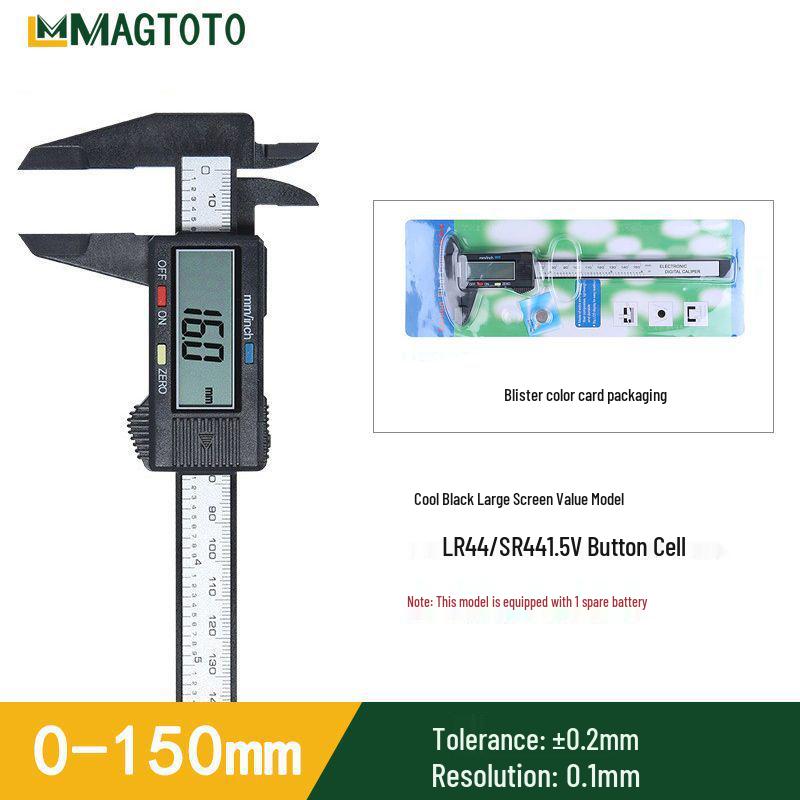 Manliang Digitaler Messschieber mit Kohlefaser zur Armbandmessung