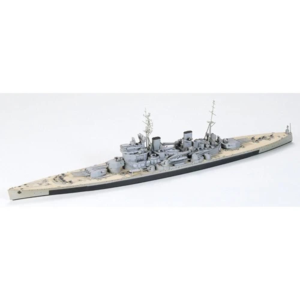 Tamiya 1/700 Waterline Series No. 604 Royal Navy Battleship King George V Plastic Model 77525