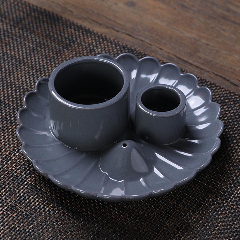 Ceramics Tray Bedroom Unique Candlestick Ambience Candle Holder Censer Crafts Decorative Ornaments
