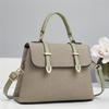 Street Style Pu Leather Small Crossbody Bag For Women With Zip Closure And Inner Pouch