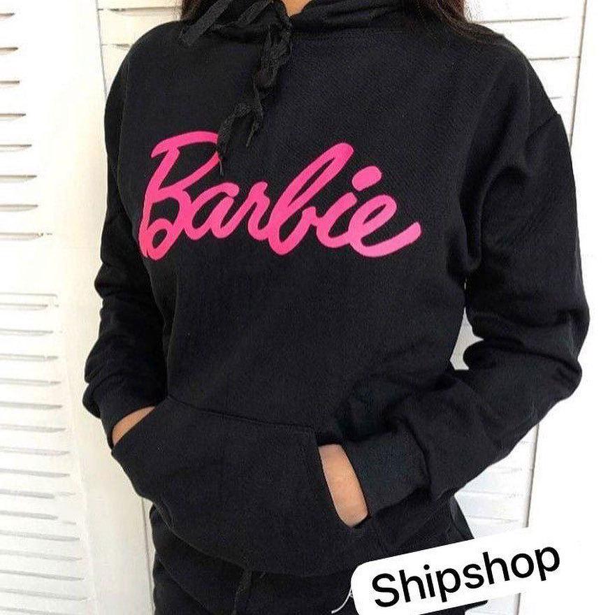 

Универсальная толстовка с капюшоном с принтом Барби - Популярный европейский и американский стиль XXL