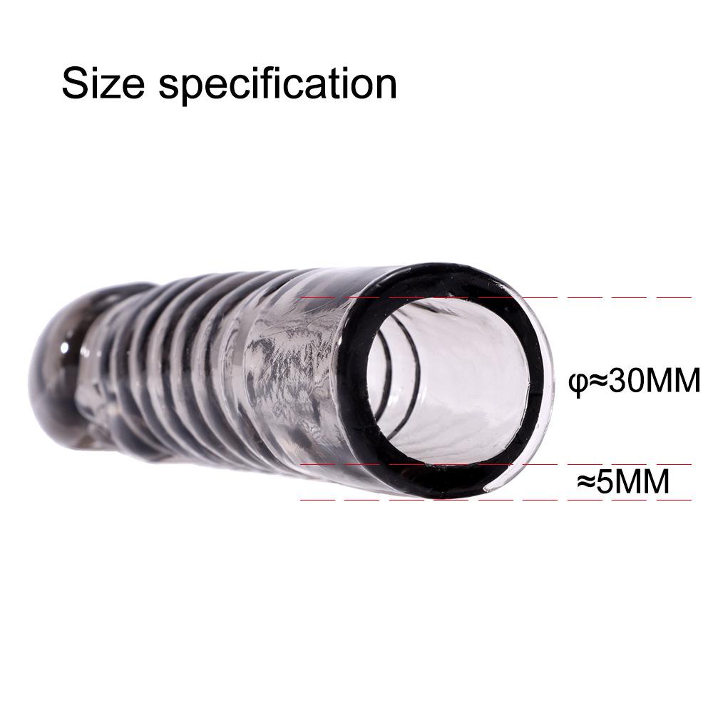 Crystal Penis Sleeve Prezervative reutilizabile pentru bărbați Mărirea penisului Extensor de penis Produse erotice intime Produse pentru adulți Sex Shop