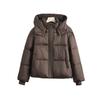 New women's winter fluffy short cotton clothes loose small thickened cotton clothes fashionable bread clothes jacket