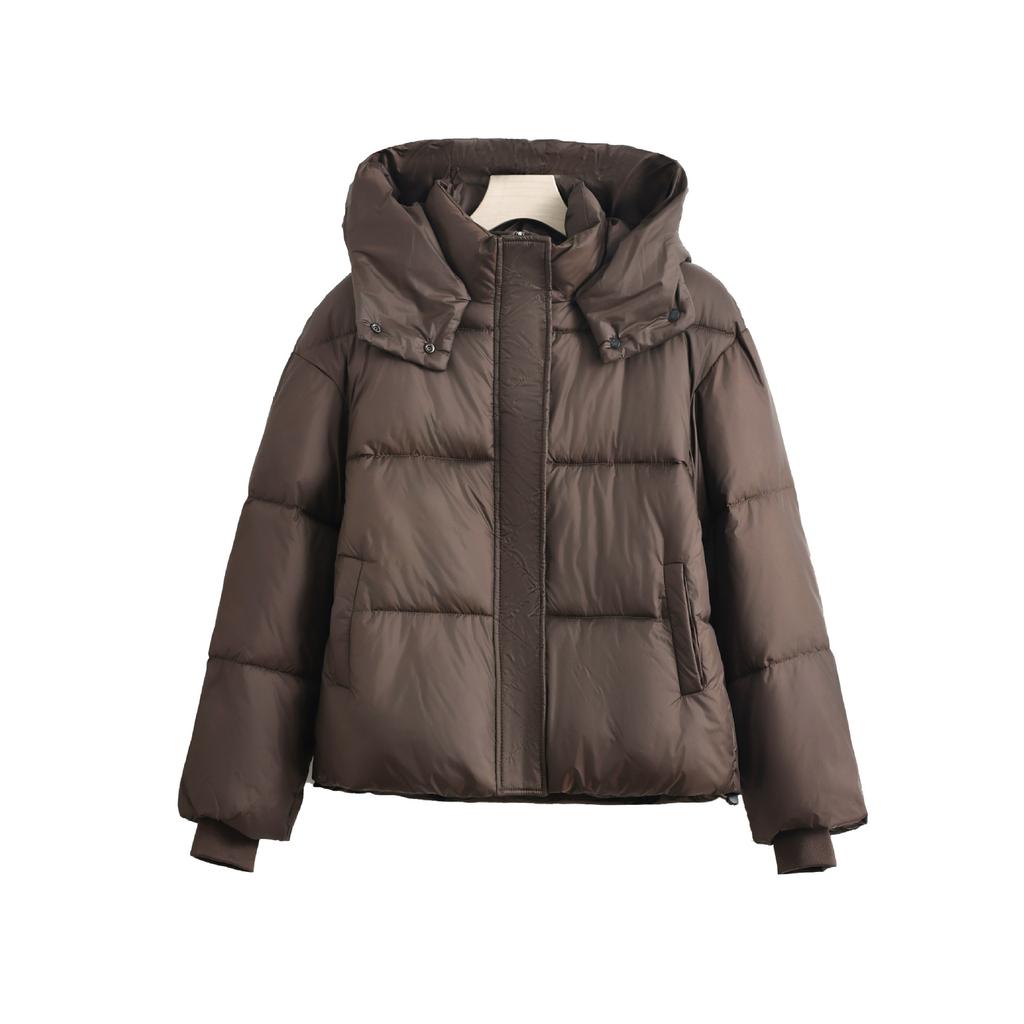 New women's winter fluffy short cotton clothes loose small thickened cotton clothes fashionable bread clothes jacket