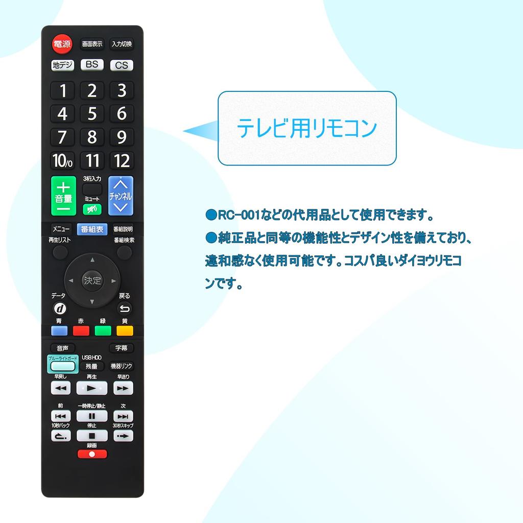 ALLIMITY Daiyo Fernbedienung passend für Orion ORION TV kompatible Fernbedienung RC-001 RC-002 RC-003 LC-017 LC-018 LC-019 LC-020 LC-023 RN-19DG10