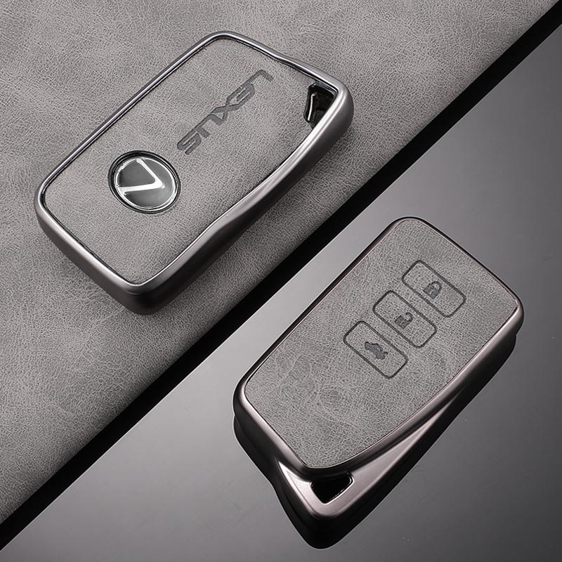 XBE2 TPU Leather Car Remote Key Cover Case Shell For Lexus NX GS RX IS ES GX LX RC 200 250 350 LS 450H 300H Keychain Accessories