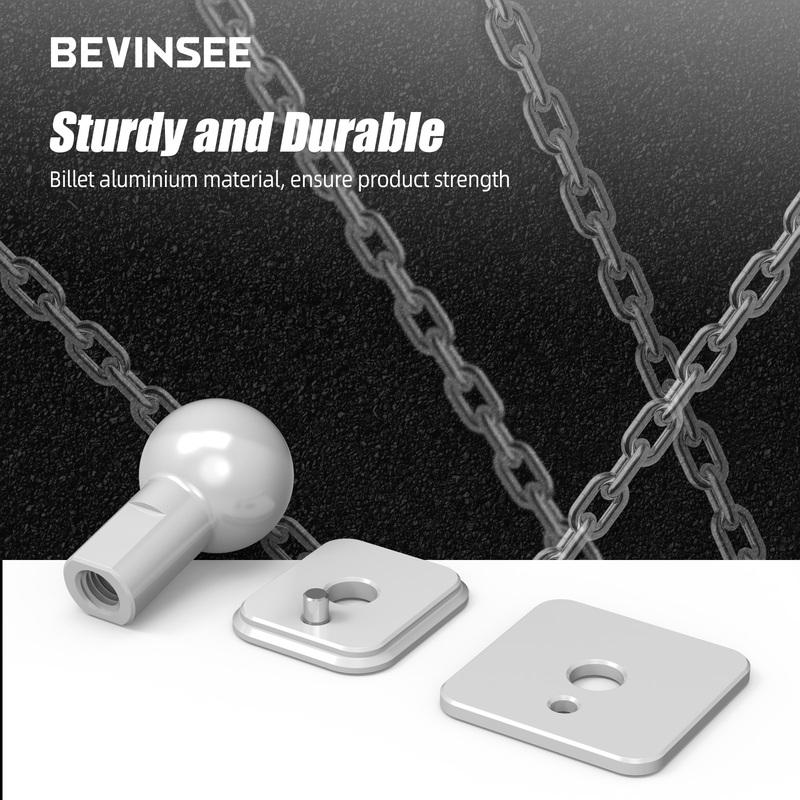 BEVEE Aluminium Overhead Console Ball Mount Adapter for Toyota 4Runner 2010-2024, Replacement for 86750-35010