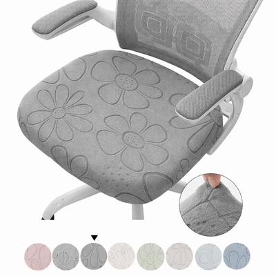 Universal Office Chair Seat Covers Jacquard Removable Chair Dustproof Cover Washable Thickened Dining Chair Cover