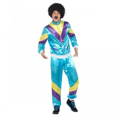Smiffys Unisex Adult 80s Height Of Fashion 80s Shell Suit Costume Set