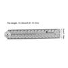 Clear Folding Rulers, Drawing Ruler Clearly Centimeters Scale, Measuring Length 0-30cm (0-12Inch) for Student Teacher