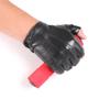 Cool PU Driving Gloves Punk Performance Gloves Fashion Half Finger Gloves  Gym Fitness