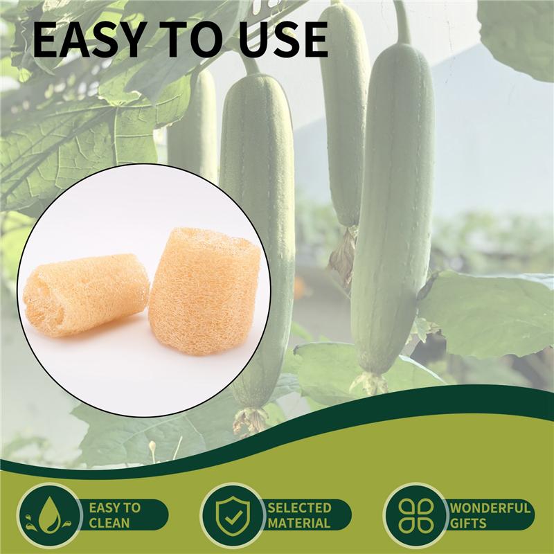 

Good-Natural Loofah Sponge, Used To Clean Oily Objects, Round, Rectangular, Creative, Practical, DIY,