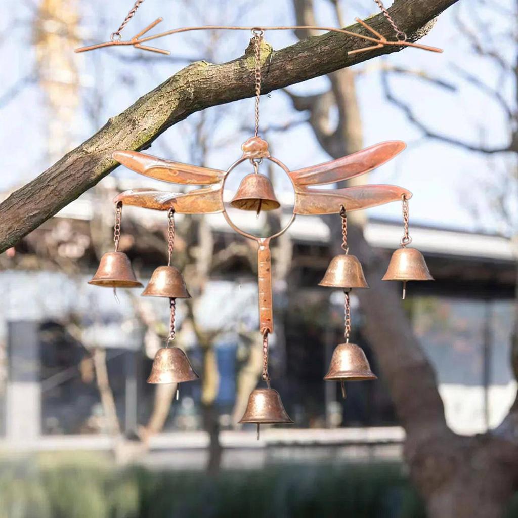 Wind Chimes Outdoor Rust-Resistant Dragonfly Bell Wind Chimes For Garden For Festival Home Car Indoor Outside Balcony Backyard