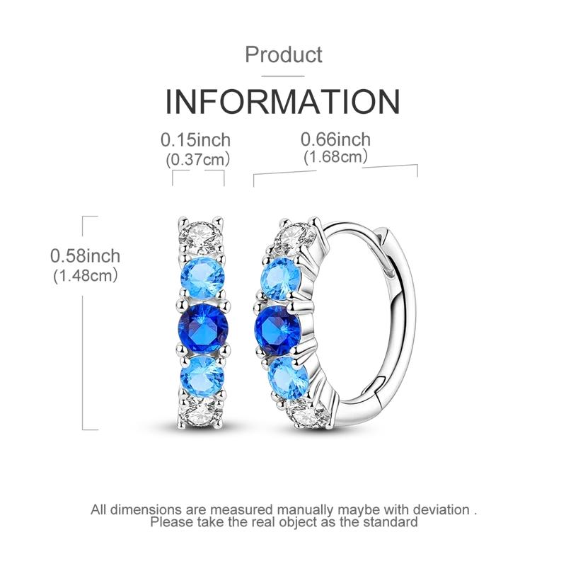925 Sterling Copper Lucky Guardian Ear Zircon Original Design Earrings Color Zircon Making for Women Girl Wedding Party Gifts