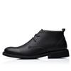Herren Freizeitschuhe Schwarz Leder Herren Spitzschuhe Business Schuhe Klassische Slipper Oxford Schuhe für Herren Gentleman Schuhe High Top Stiefel