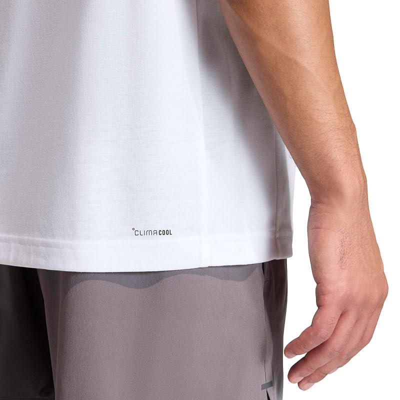 [Adidas] Sleeveless T-Shirt WO-ES FR Sleeveless Men's LOG28 White (KD5424) M