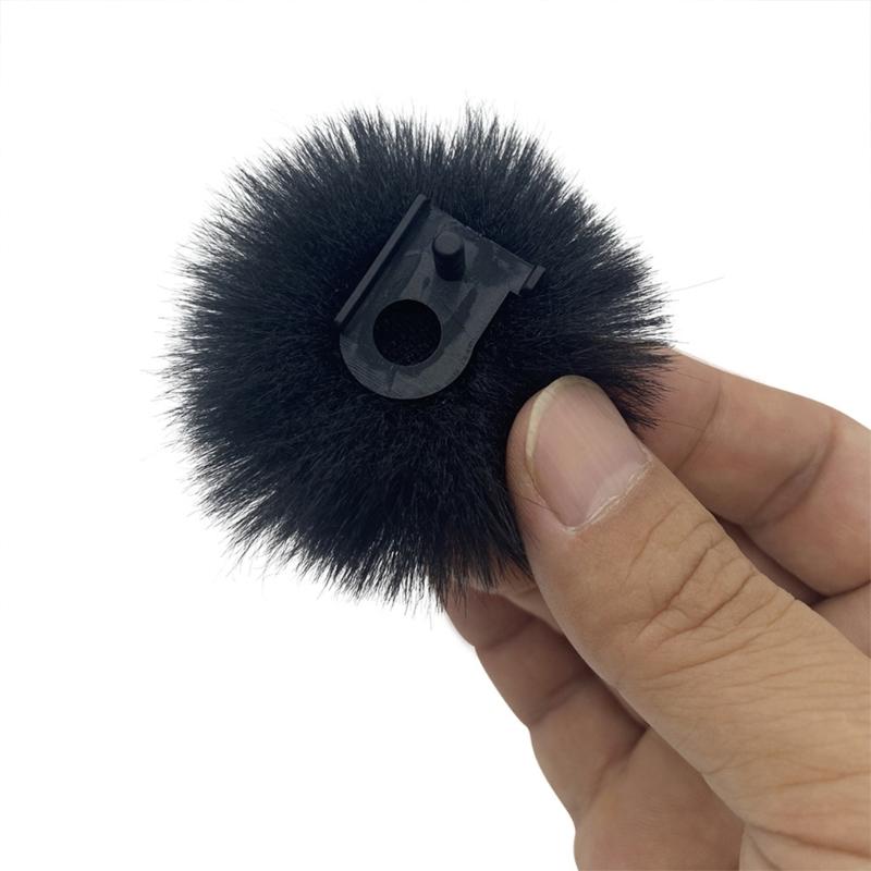 Outdoor Microphone Furry Windscreen Muff Microphone Furs Wind Cover for LARK 150 Lavalier Microphone Windscreen