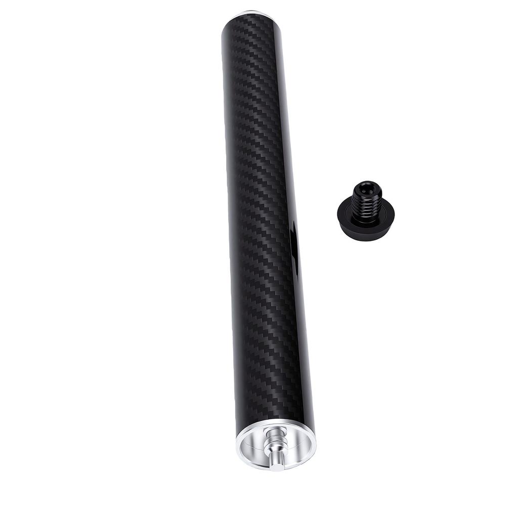 Pool Cue Extension Fit for PERI Stick 10 Inch Carbon Fiber Billiard Cue Butt Extension Secure Threaded Connection