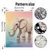Elephant Pearl Kit DIY 5D Rhinestone Art Craft for Adults and Kids Home Party Decoration Handmade Gift