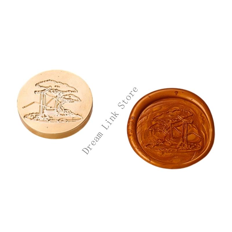 Antique Seal Stamp Head Embossed Wax Seal Stamp Metal Seal Stamp Head for Seal Letter Envelope Card Wedding Invitation