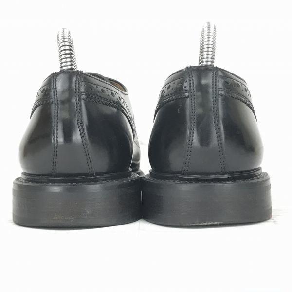 Lloyd Heavy Leather Wingtip 26.0 Black Medallion Dress Shoes Made in Germany(USED)