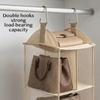 handbag Organizer Closet Storage for Handbags Purse Organizer Wardrobe Hanging Bag Holder Dustproof Multi Layer Storage Rack