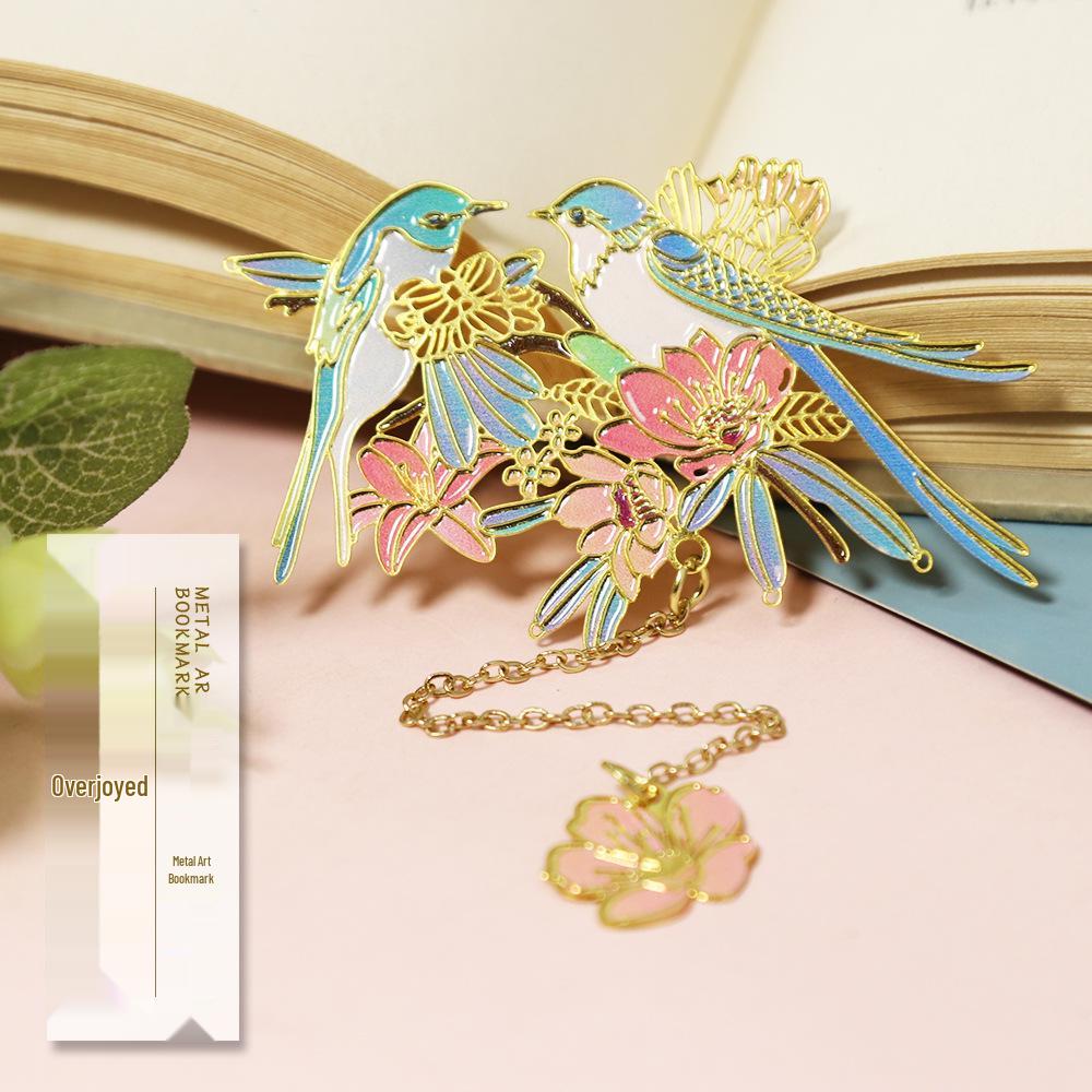 Joyful Magpie Metal Bookmark Gift Box - Chinese Style for Teacher s Day & Students