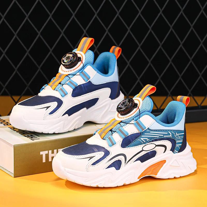 Boy Sneaker Black Mesh Summer Breathable Kids Casual Shoes Boy Running Tennis Running Sneaker New Children Sports Shoes