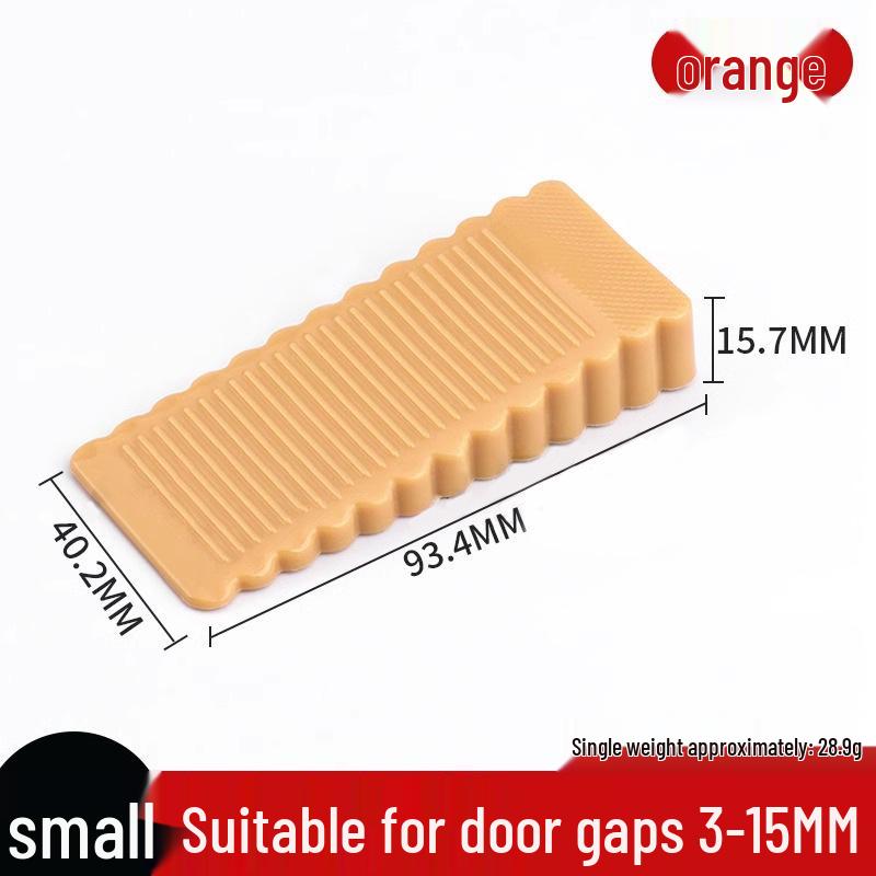 Windproof, Punch-Free Anti-Collision Door Stopper - Rubber Safety Stop for Home Doors