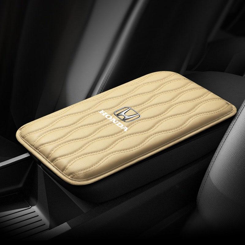 Car Center Console Cover Armrest Box Cover Pad Auto Armrest Seat Box Cover for Honda Civic XR-V HR-V Brv City Accord Odyssey Spirior CRV CRX CRZ