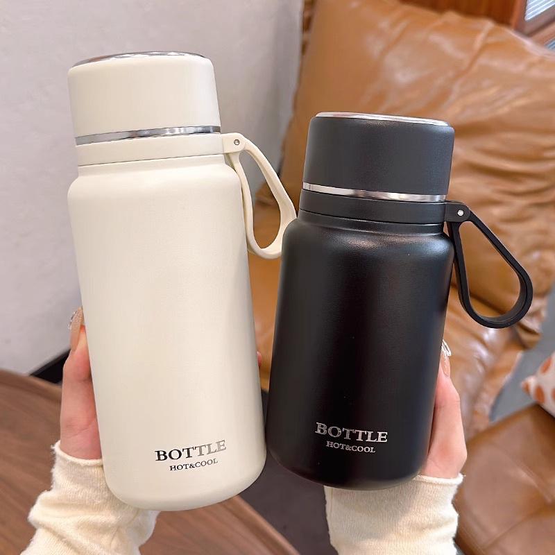 

Large Capacity Insulated Tea Infuser Cup - Portable Stainless Steel Water Cup with Lid for Men and Women 650 ml