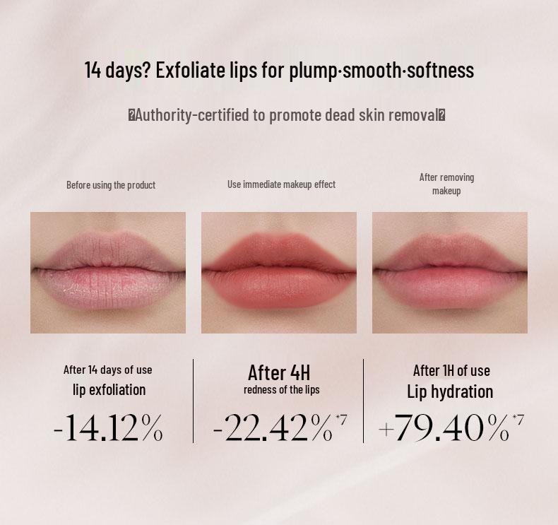 Joocyee Collagen Lip Glaze: Yeast Ferment Essence, Matte, Moisturizing & Plumping for Luminous Nude Lips.