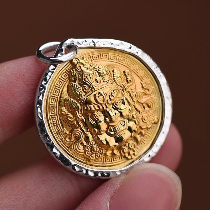 Necklaces for Men and Women with Yellow Packets to Attract Wealth and Transfer Pendants