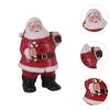 Resin Christmas Figurines, Decoration, Hand Painted Figurine, Santa Claus Statue for Party