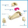 Hidden Multifunctional Car Seat Hook with Safety Hammer
