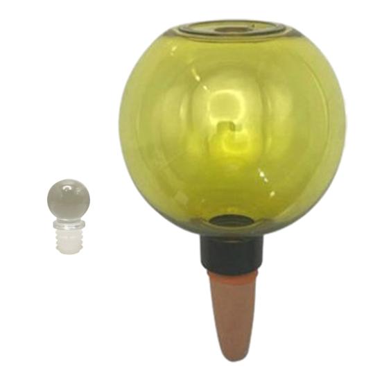 Self Watering Bulb 500ml Plant Irrigation Transparent Automatic Ball жёлтый