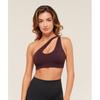 One Shoulder Sports Bra Cherry Purple B4b6i Pcds