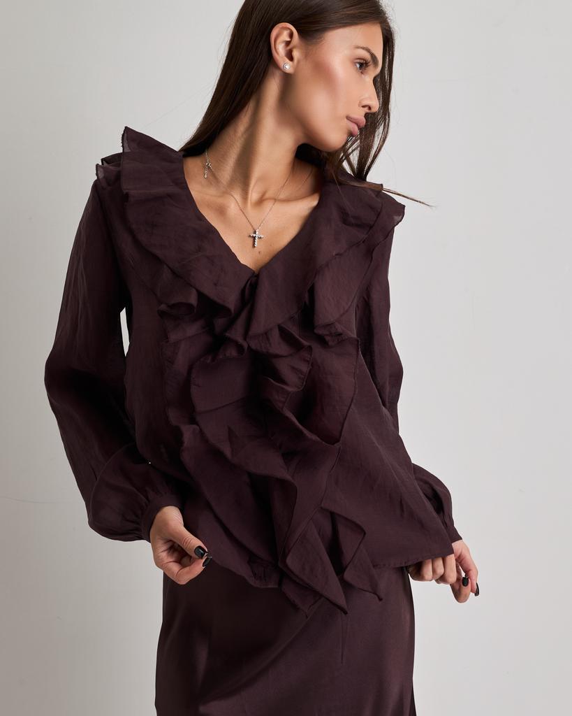 Women's Blouse Espiga 521014 36 Brown