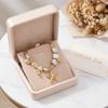 Bohemia Irregular Shell Beaded Necklace for Women Starfish Conch Pearl Pendant Metal Chain Choker Summer Beach Vacation Jewelry