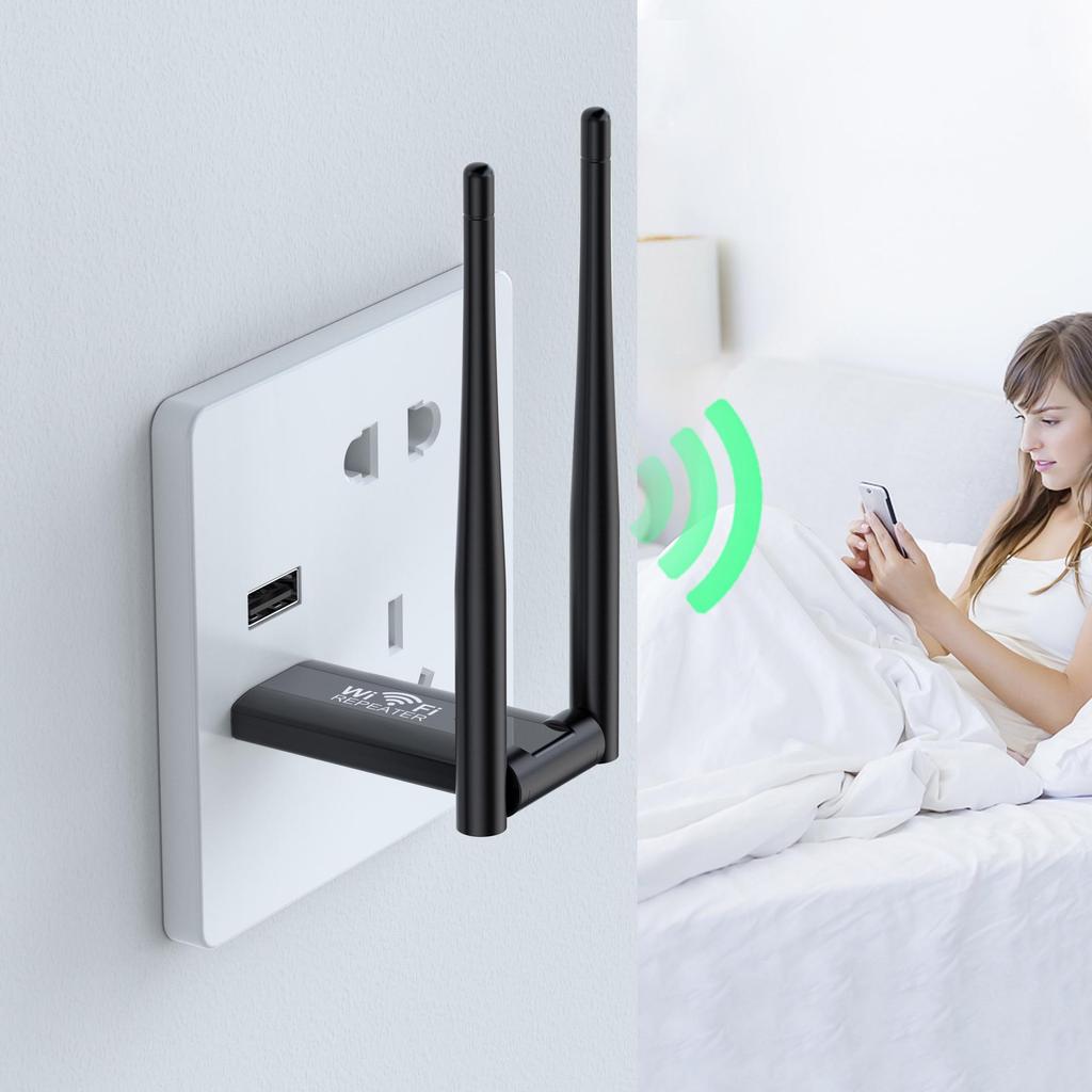 Tragbarer 300M USB WiFi Signal Repeater & Verstärker