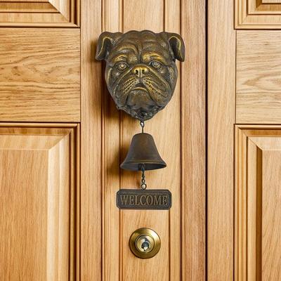 Metal Animal Series Welcome Doorbell Outdoor Garden Front Door Entrance Porch Decor Easy Install for Home Decor