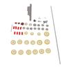 Flute Repair Kit Pads DIY Maintenance Tools Set Musical Instrument Parts Accessories