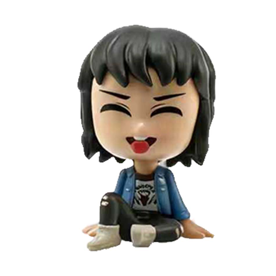 8pc Anime Strangers Things Q-version Sitting posture Figure Jane Ives Will Byers Action Figure desktop statue Toy gift