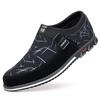 Black Casual Shoes for Men Classic Leather Shoes Elegant Mens Dress Shoes Stylish Soft-soled Business Lace-Up Office Men Shoes