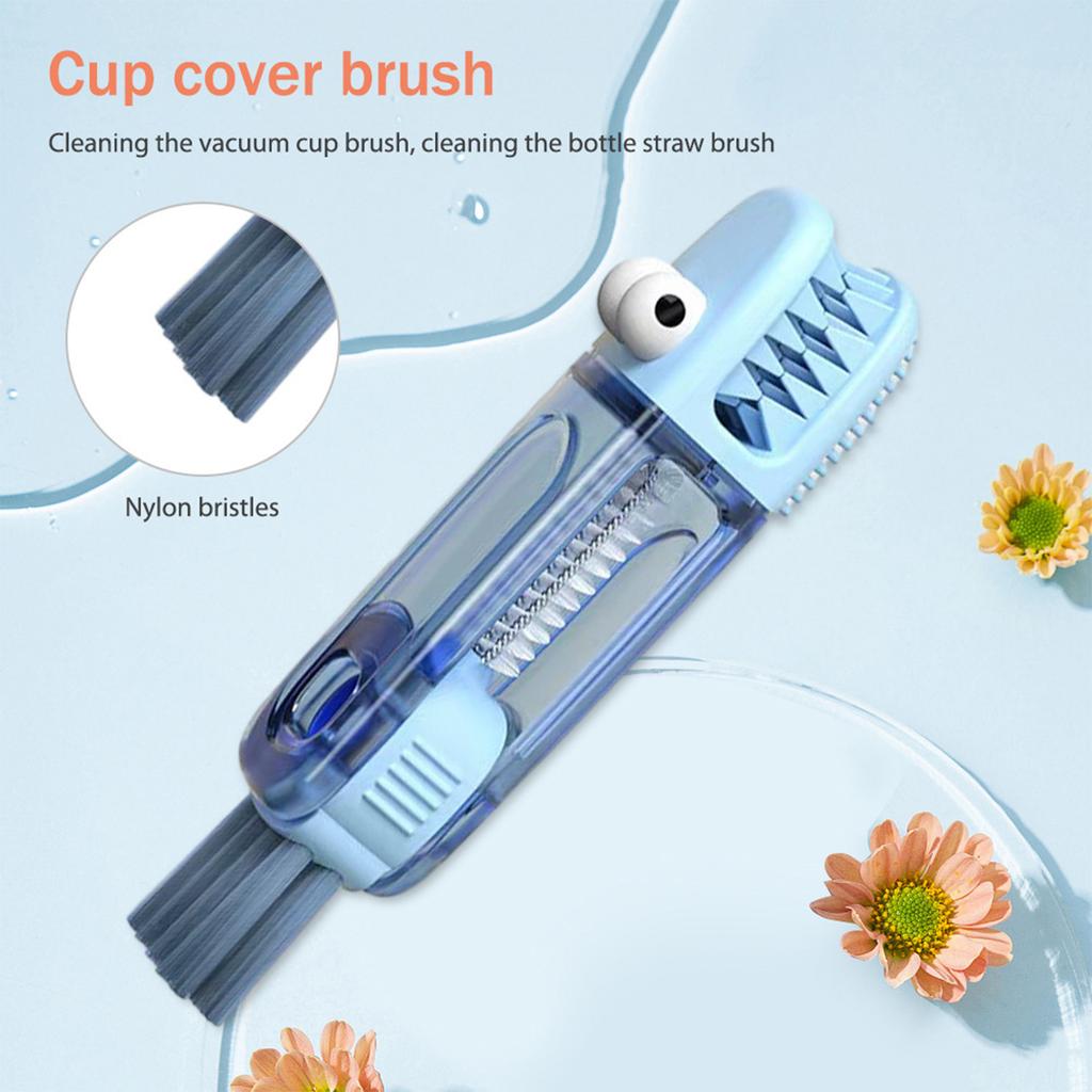 Cup Lid Cleaning Brush, Three In One Multi-Functional Design, Portable Crevice Brush For Small Spaces