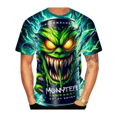 Monster Energy Canister Pattern Printed Men's T-shirt for Street Wear, Comfortable for Motorcycle Racing, Brand New 2026 Model